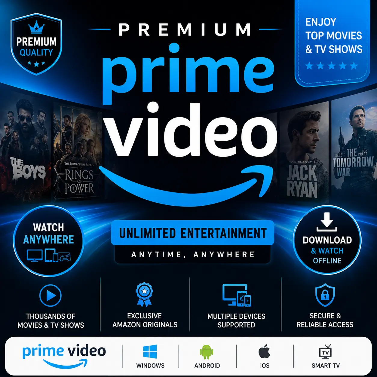Amazon Prime Video Premium Subscription