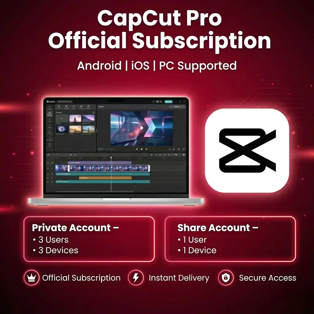 Capcut official subscription 