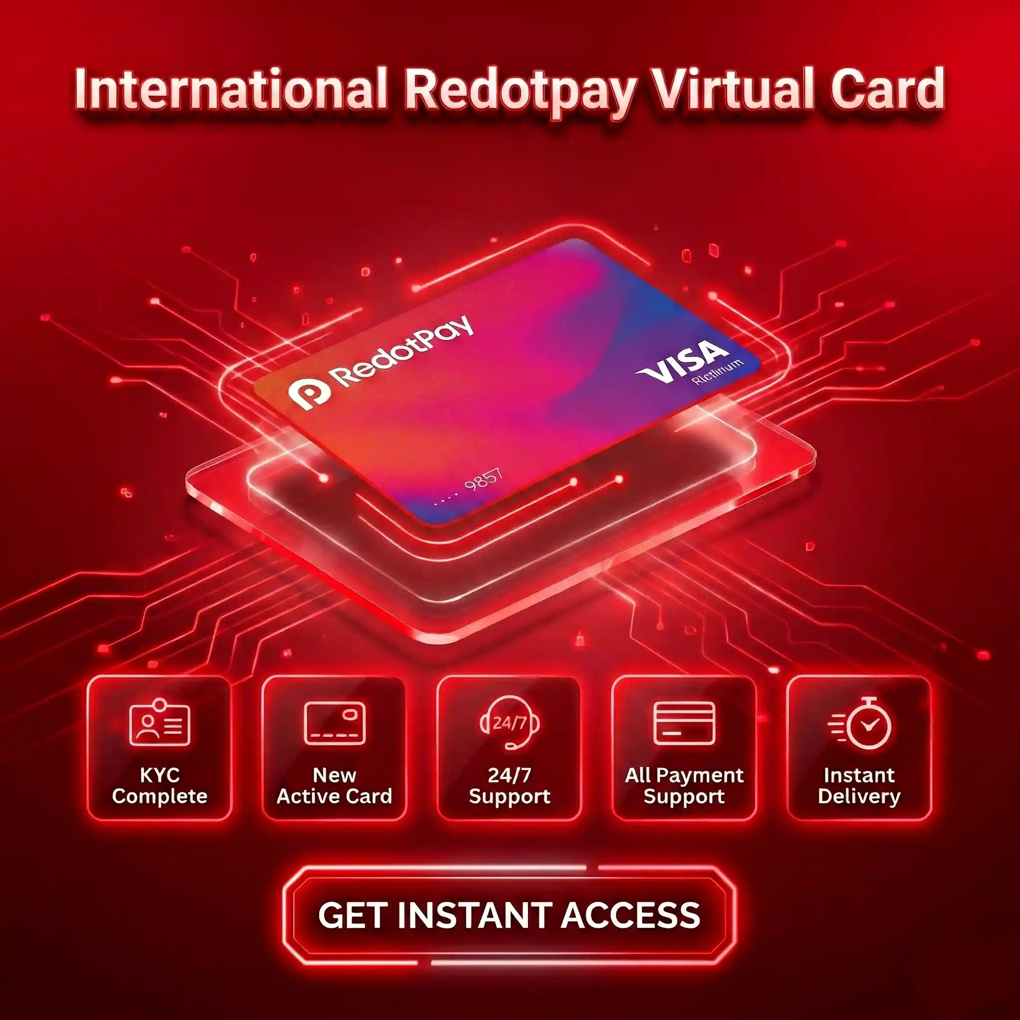 Redotpay Virtual Visa Card 