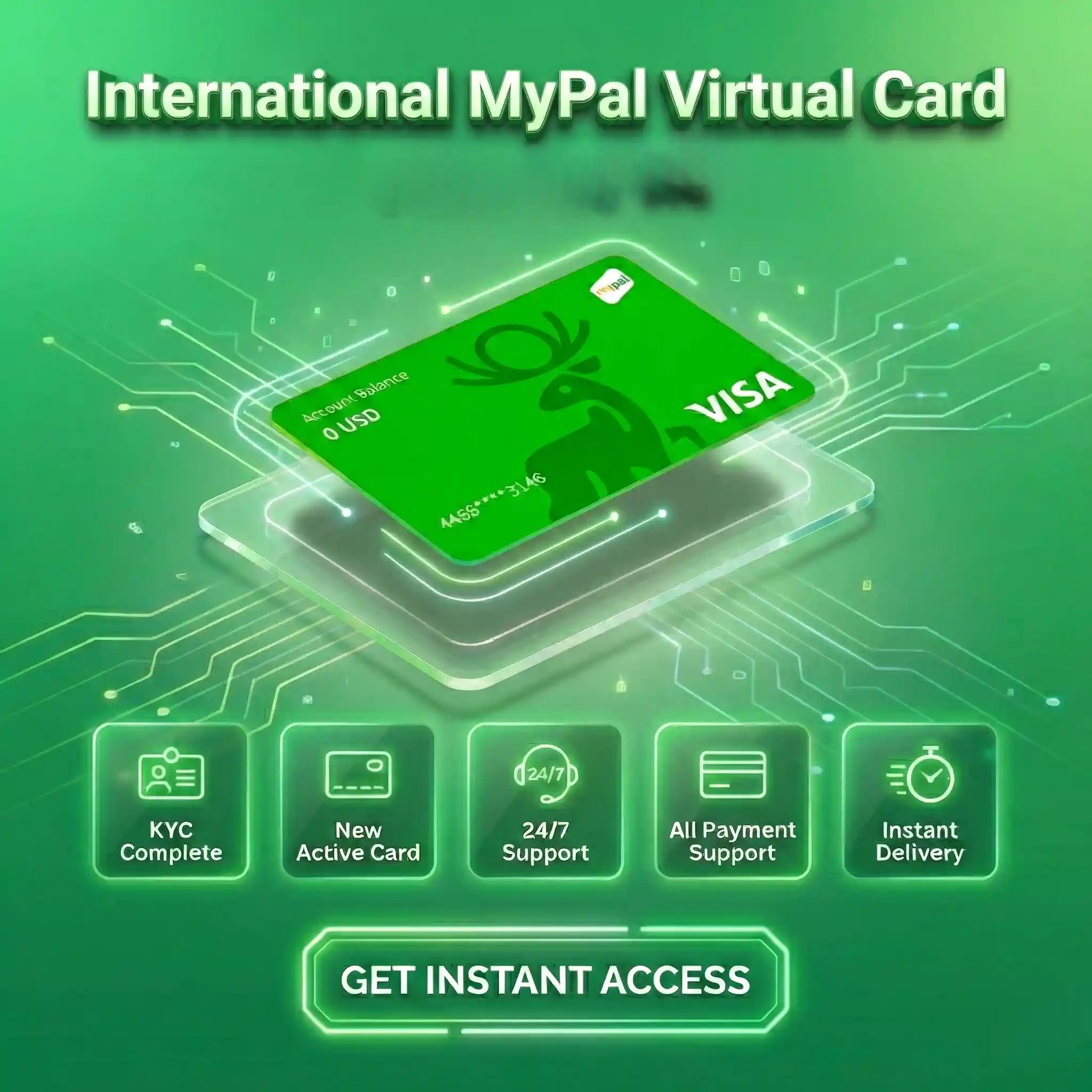 Mypal Pro Virtual Visa Card 